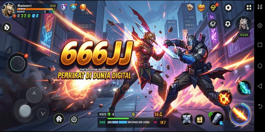 Tampilan aksi pertarungan yang mendebarkan di 666J.