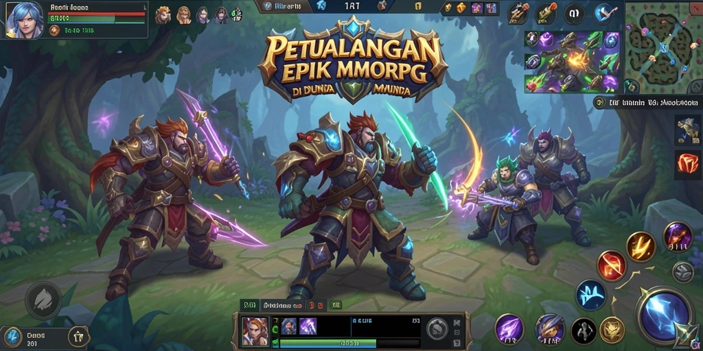 Tampilan gameplay menarik dalam dunia 6RT yang luas.