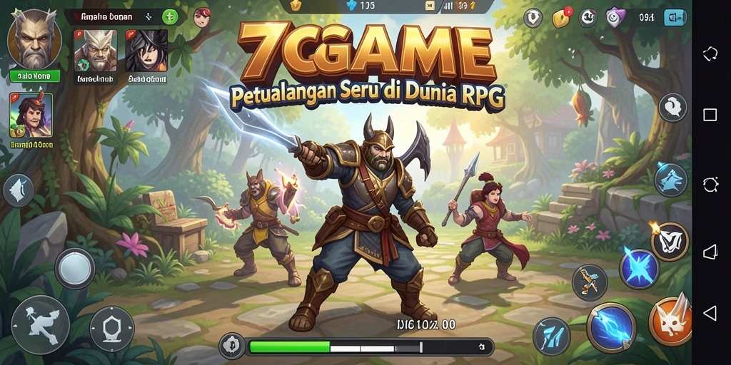 Tampilan gameplay seru dan menarik dari 7GAME