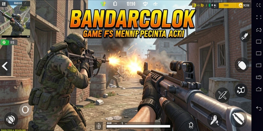 Tampilan gameplay intens dari BANDARCOLOK yang memukau.