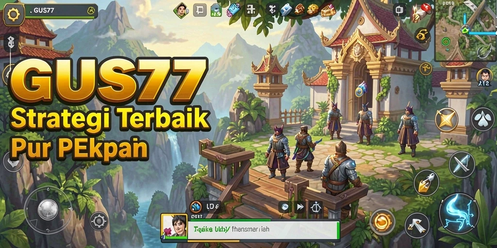 Tampilan gameplay menarik dan penuh aksi dalam GUS77.