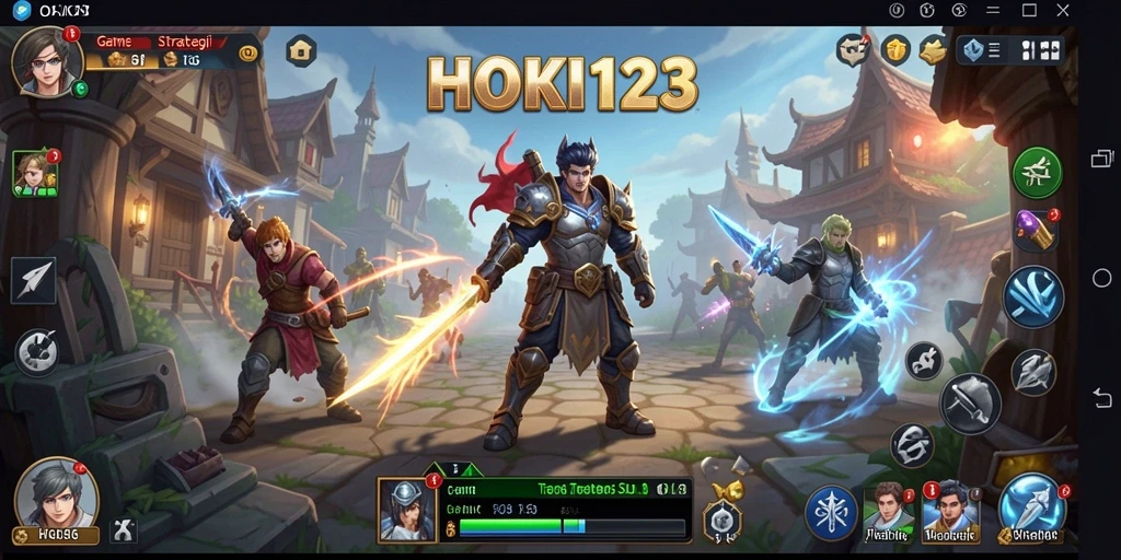 Tampilan gameplay seru di HOKI123 dengan mekanisme SLG yang menarik.