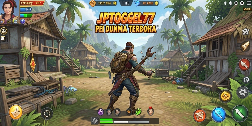 Screenshot menunjukan pemain menjelajahi dunia terbuka yang luas.