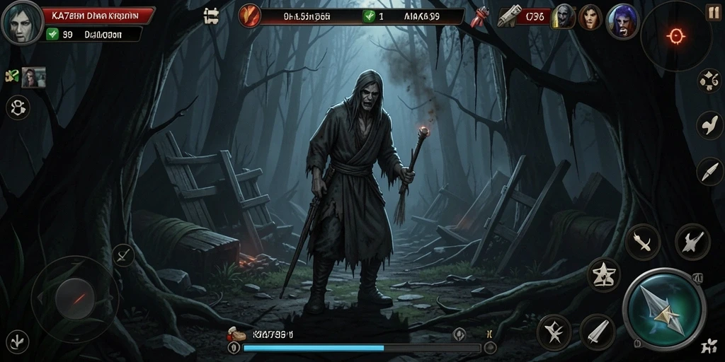 Tampilan gameplay KA789 yang menyeramkan dan menegangkan.
