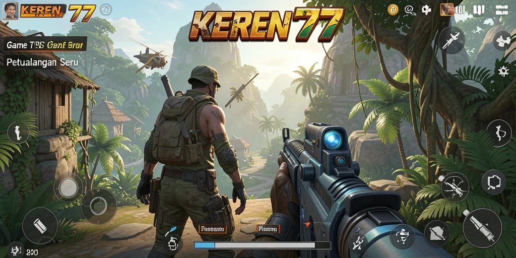 Tampilan gameplay KEREN77 yang seru dan mendebarkan.