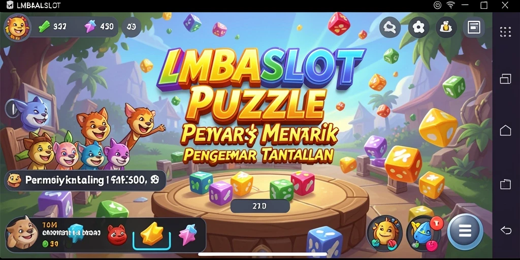 Screenshot utama LMBASLOT menampilkan gameplay Puzzle yang menantang dan mengasyikkan.