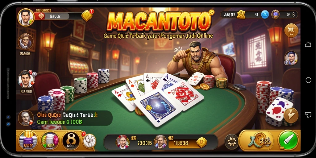 Tampilan gameplay QiuQiu yang seru dan menarik di MACANTOTO.