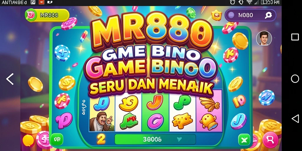 Screenshot permainan MR888 menunjukkan keseruan bermain Bingo.