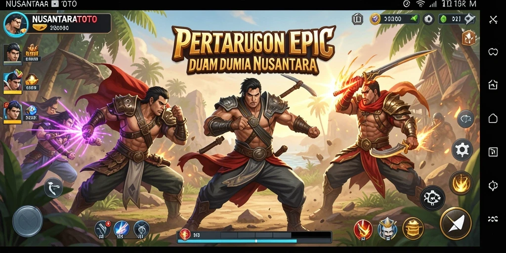 Gameplay Fighting yang memukau dan mendebarkan.