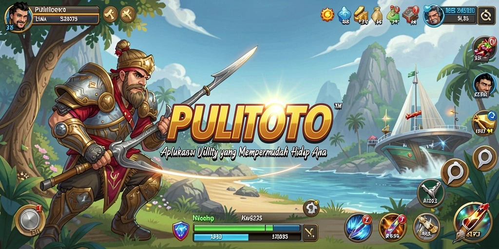 Screenshot utama PULITOTO menampilkan fitur pengingat dan manajemen tugas.