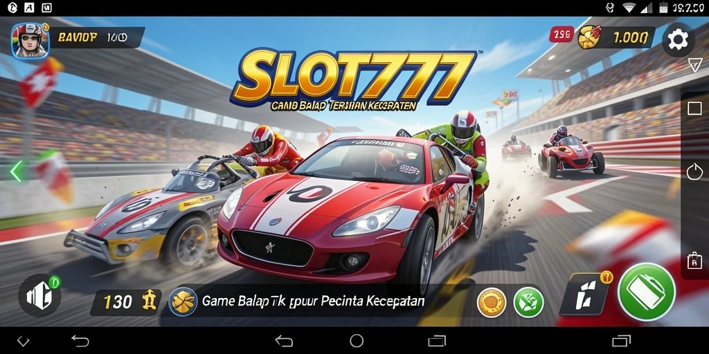 Gameplay balap mendebarkan di SLOT777 dengan grafis menawan.