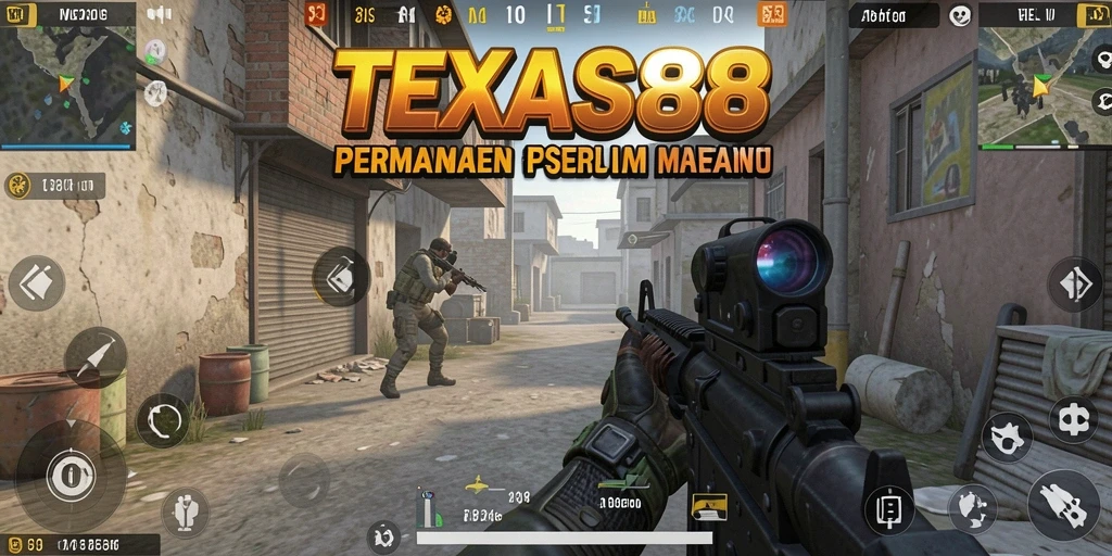 Tampilan menarik dari gameplay intens dalam TEXAS88