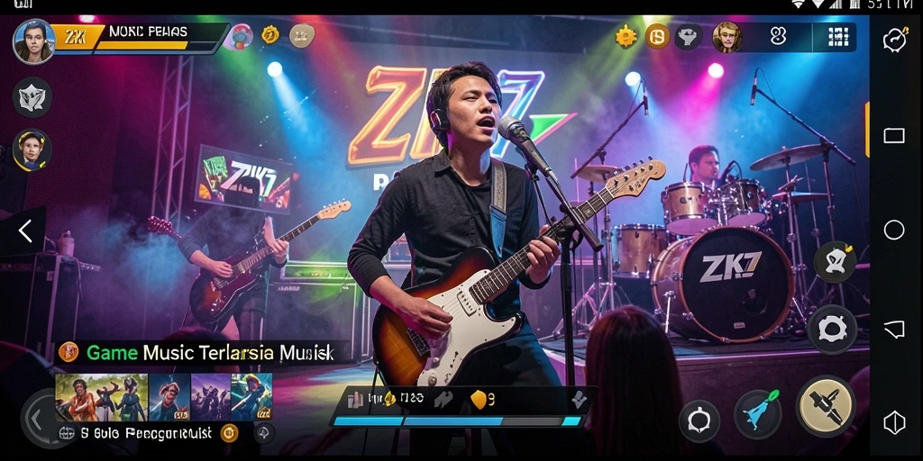 Gameplay seru ZK7 yang menantang keterampilan musik Anda.